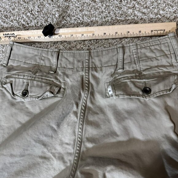 Levi's Cargo Shorts Mens 29 Khaki Multi Pocket Button Flap Casual PC9 12463-0022 - Picture 7 of 10